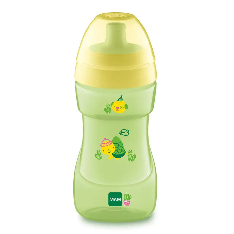 Vaso Antiderrame Boquilla Dura MAM Sport 12 Meses+, 330ml