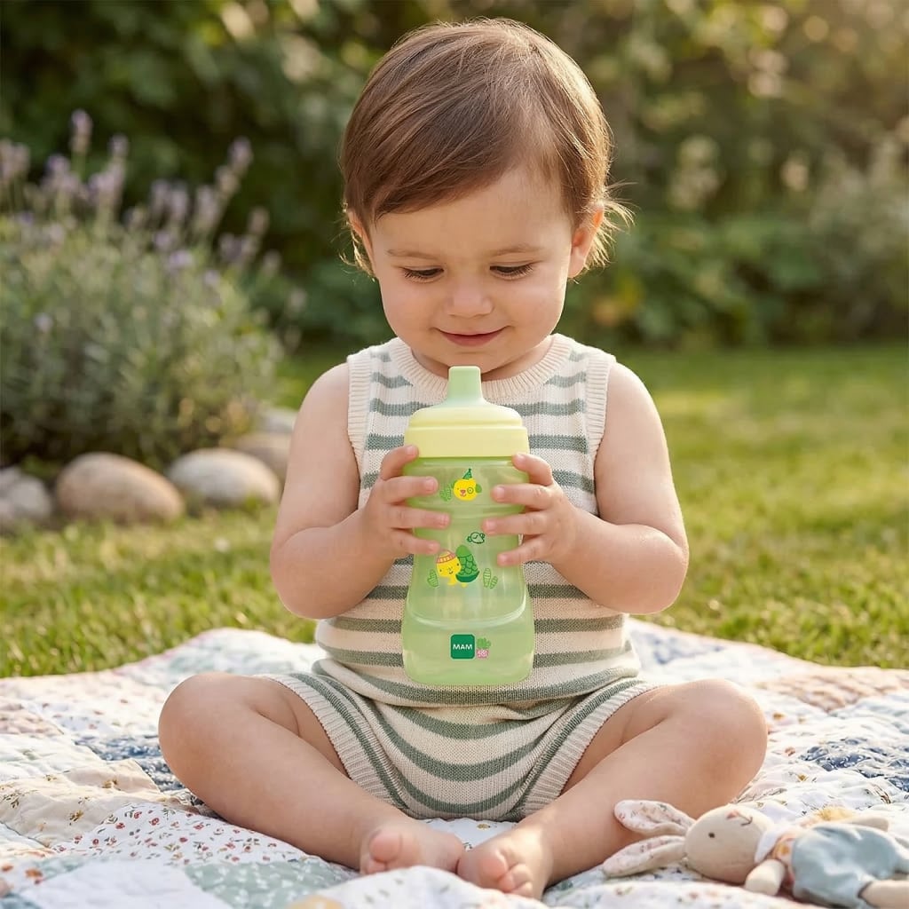 Vaso Antiderrame Boquilla Dura MAM Sport 12m+ 330ml