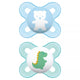 2 Chupetes de Silicona SkinSoft MAM Start 0-2 Meses