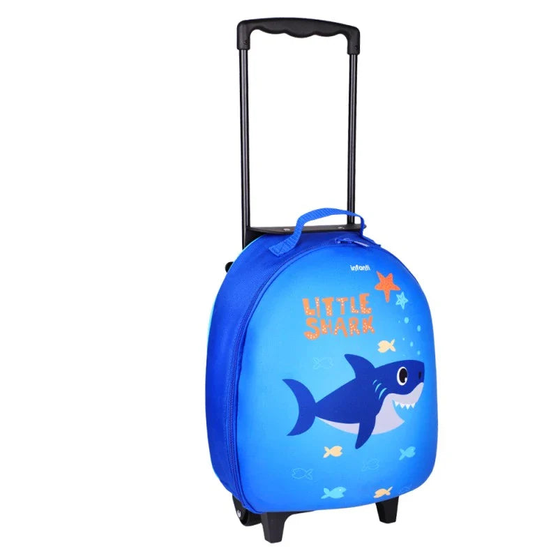 Mochila con Ruedas Tiburón INFANTI BTS23