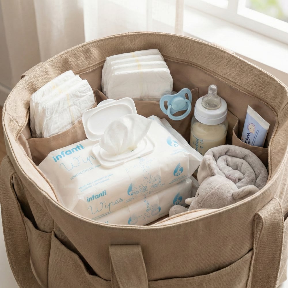 Pack Toallitas Húmedas de Agua INFANTI Wipes 2 x 80 Un.