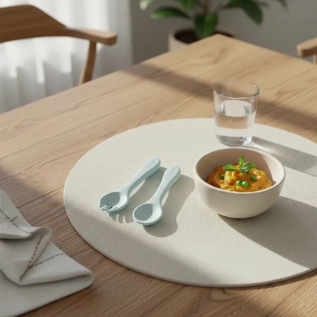 Set Cuchara y Tenedor INFANTI Azul