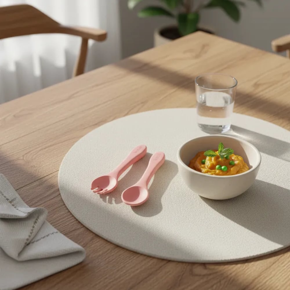 Set Cuchara y Tenedor INFANTI Azul
