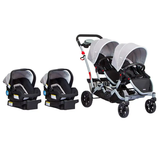 Coche Duo INFANTI Ride Gery + 2 Sillas + 2 Bases