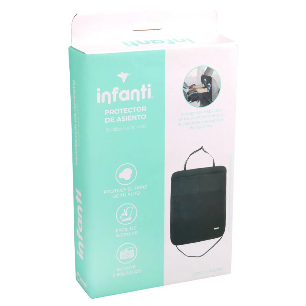Protector de Asiento Trasero Negro INFANTI