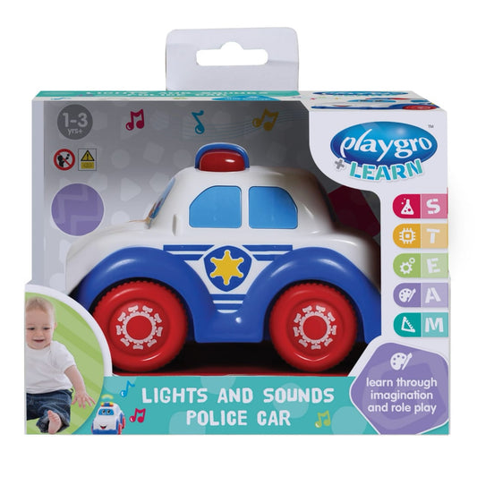Autito Policial PLAYGRO Luces y Sonidos