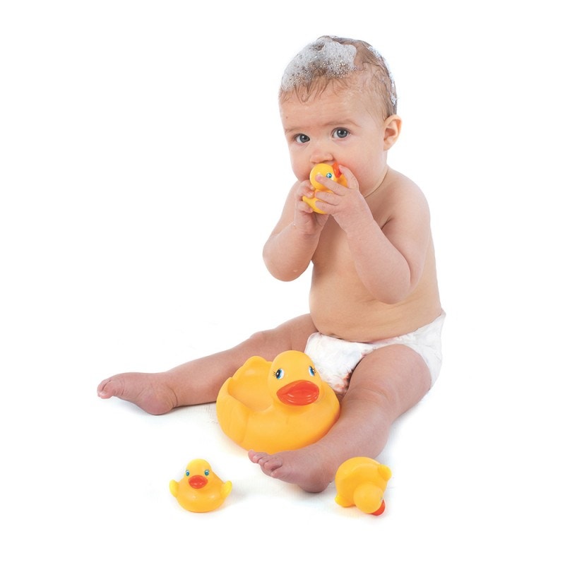 Set de Baño PLAYGRO Familia de Patitos