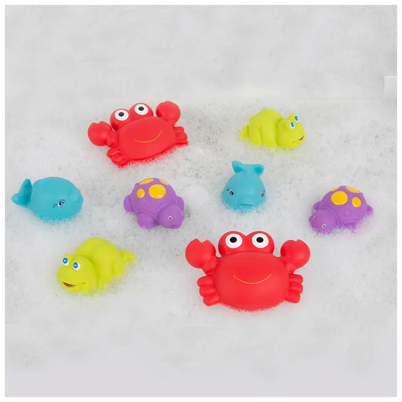 Juguetes de Baño PLAYGRO Animalitos del Mar, Rojo