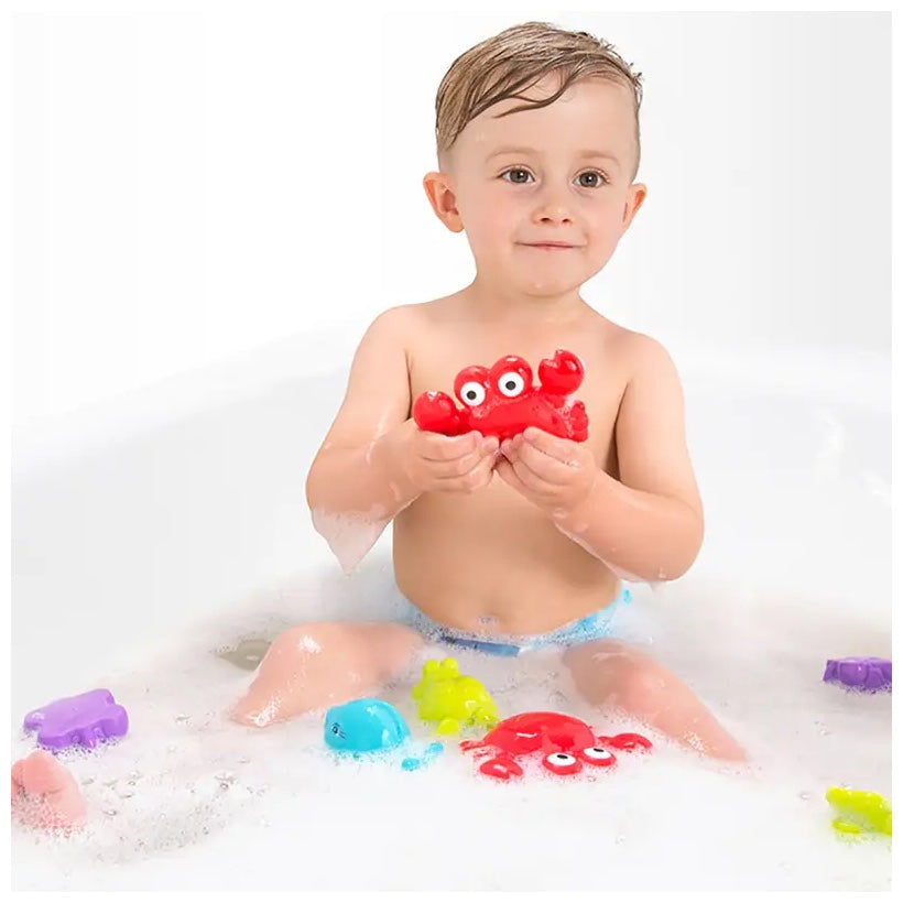 Juguetes de Baño PLAYGRO Animalitos del Mar, Rojo