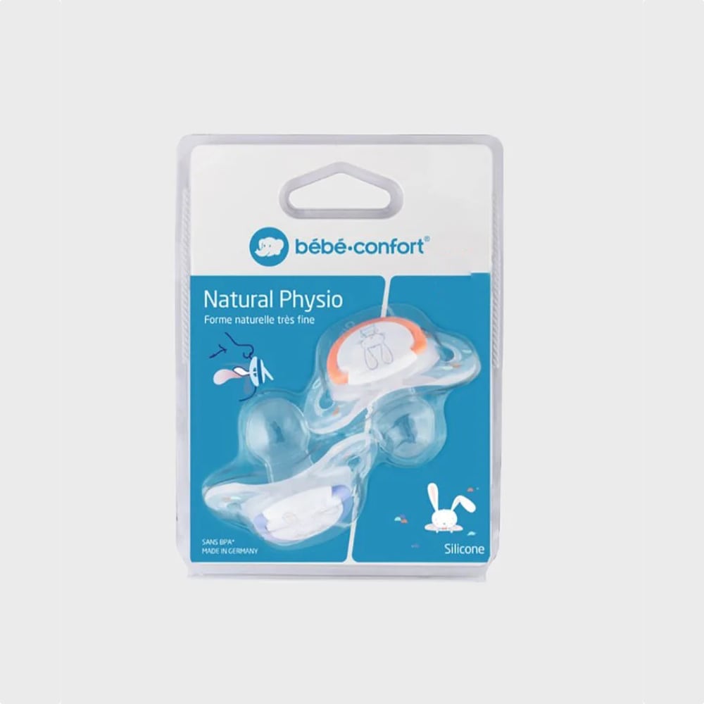 Chupetes Bébé Confort 18-36 Meses Color Azul/Naranja