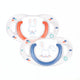 Chupetes Bébé Confort 18-36 Meses Color Azul/Naranja