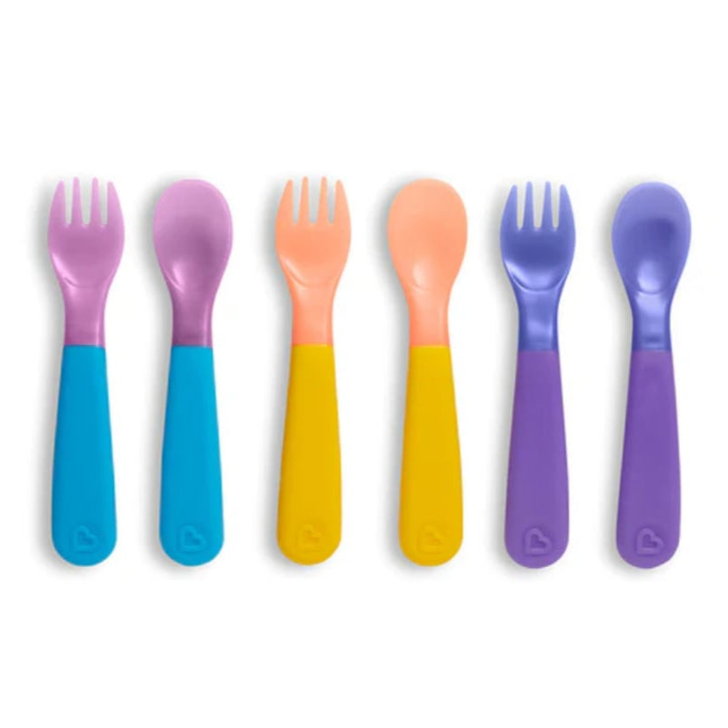 Set de Tenedor y Cucharas que Cambian de Color MUNCHKIN 6 Piezas