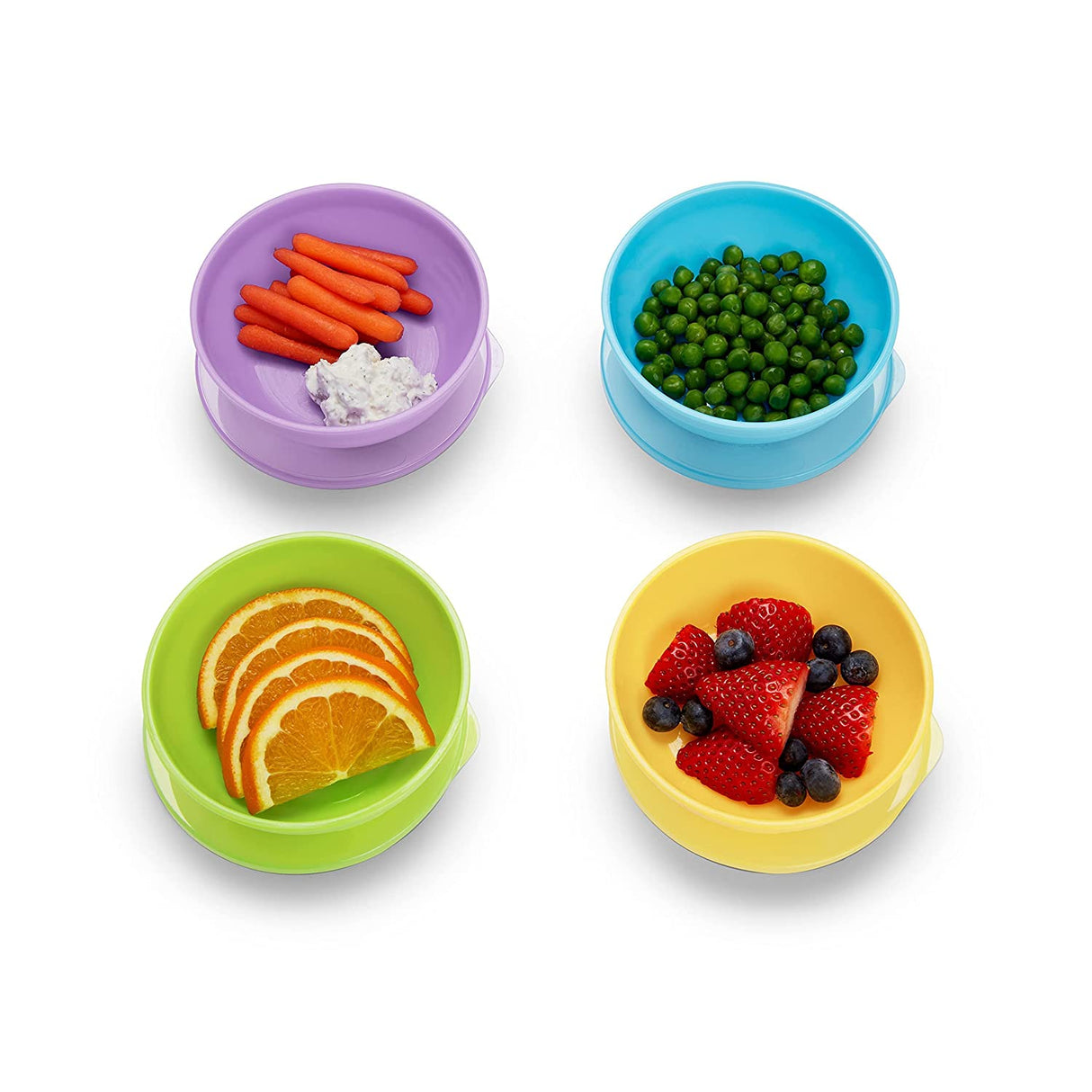 MUNCHKIN Love-a-Bowls - Juego de Alimentación de 10 piezas, Multicolor