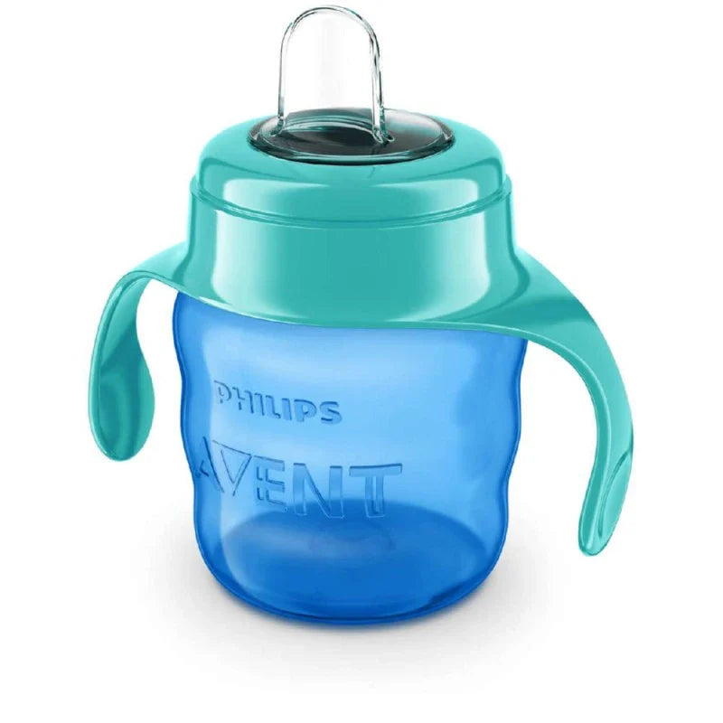 Vaso Antiderrame AVENT Classic Boquilla Blanda, 200ml, 6 meses+