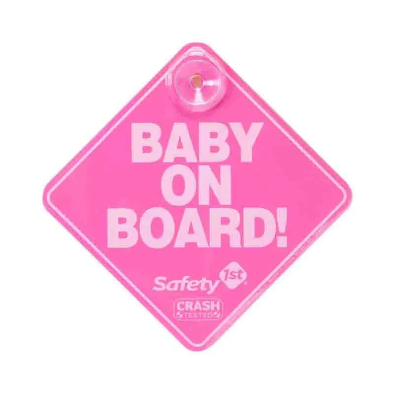 Letrero Baby On Board SAFETY 1ST