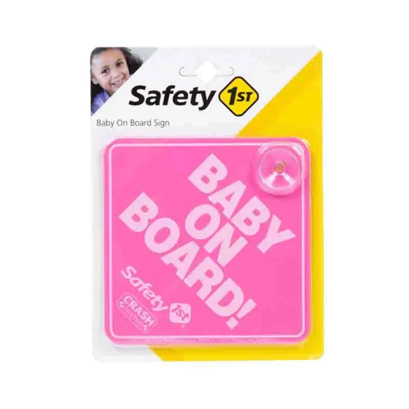 Letrero Baby On Board SAFETY 1ST