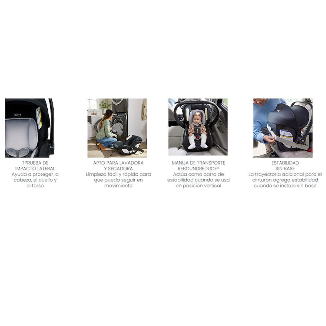 Coches Travel System BRITAX Brook-Willow Onyx Glacier