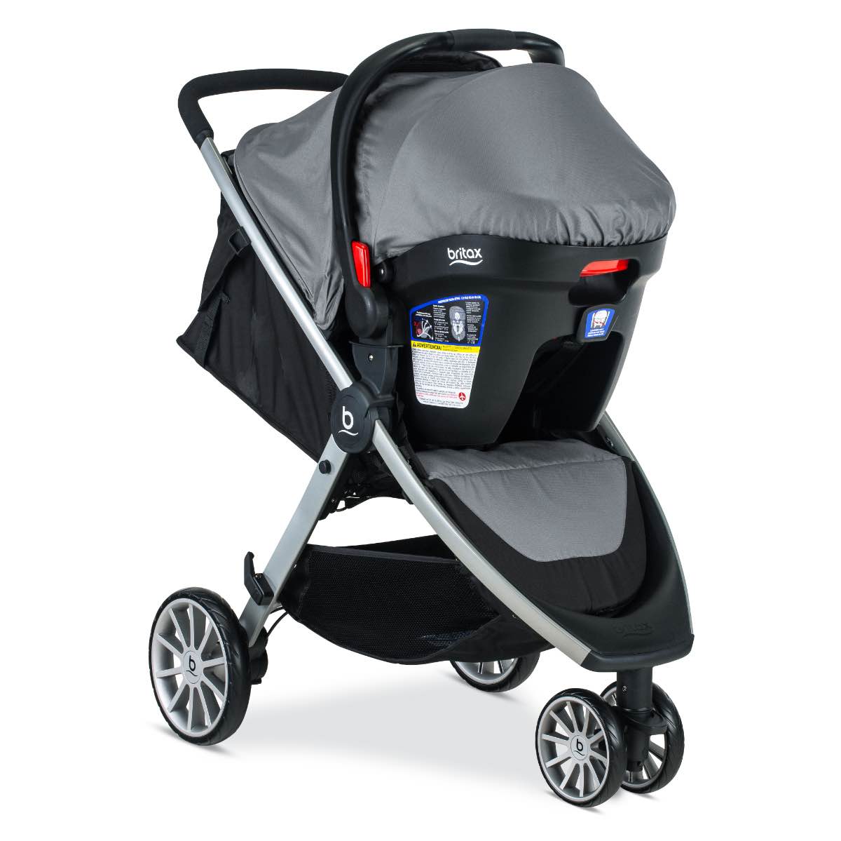 Coche Travel System BRITAX B-Lively/ B-Safe Gen2 Flexfit Fog