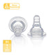 2 Tetinas de Silicona PIGEON Flexible -S Boca Standard 0m+