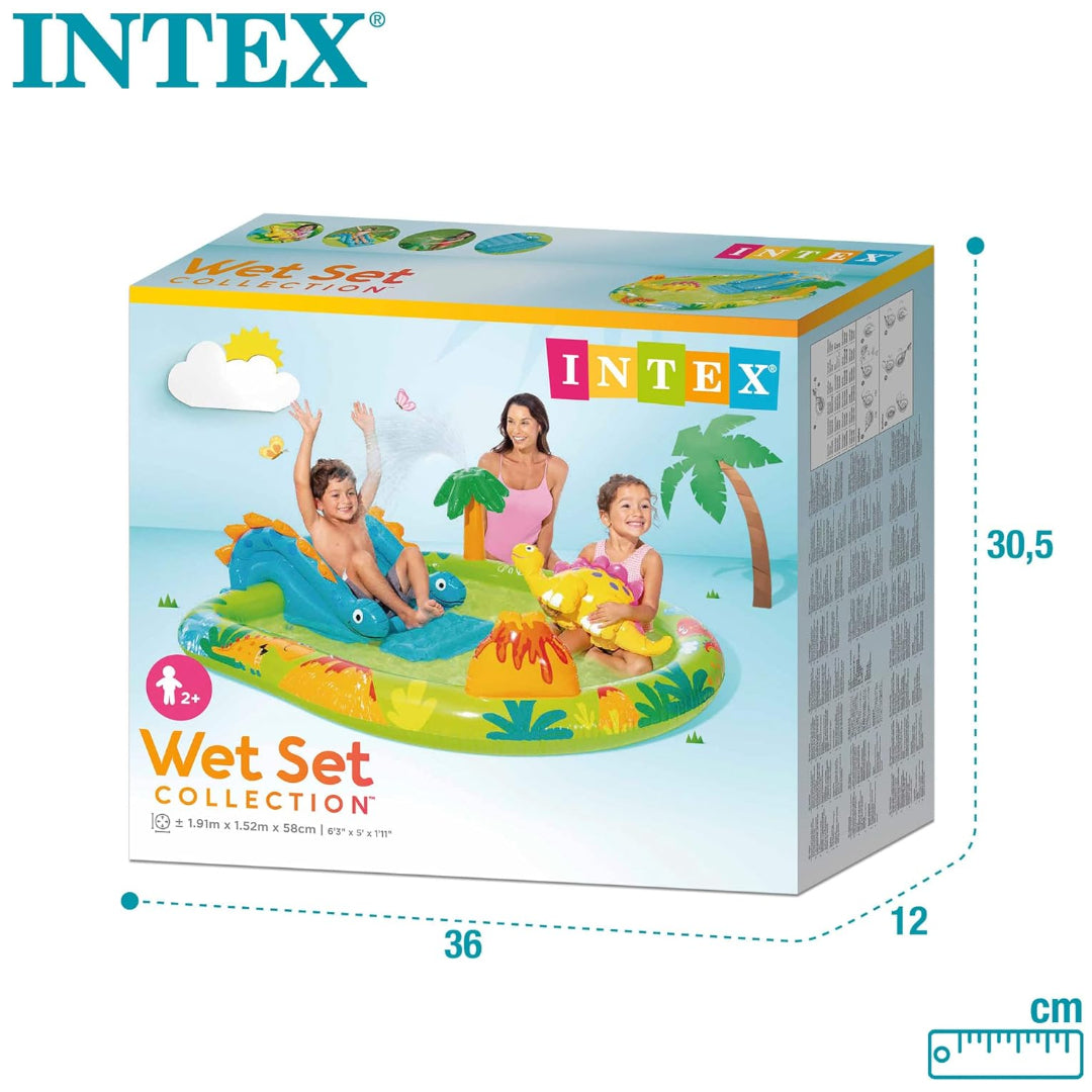 Piscina Centro de Juegos Acuatico Inflable INTEX Dinosaurios