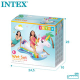 Flotador Inflable Montable Unicornio INTEX 163 x 86 cm