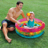 Piscina Centro de Juegos Inflable INTEX con 50 Pelotas