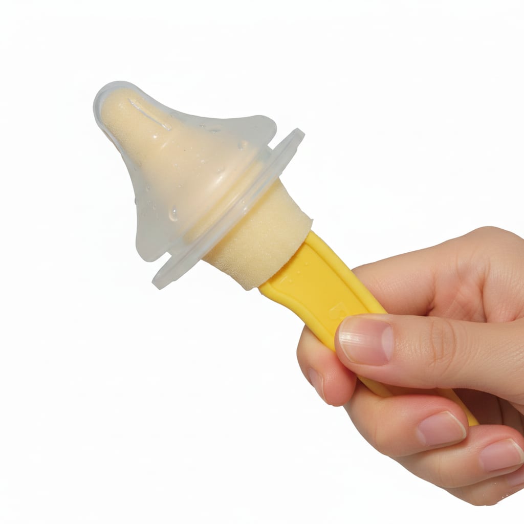 Cepillo de Limpieza Especial PIGEON para Tetina Softouch Boca Ancha