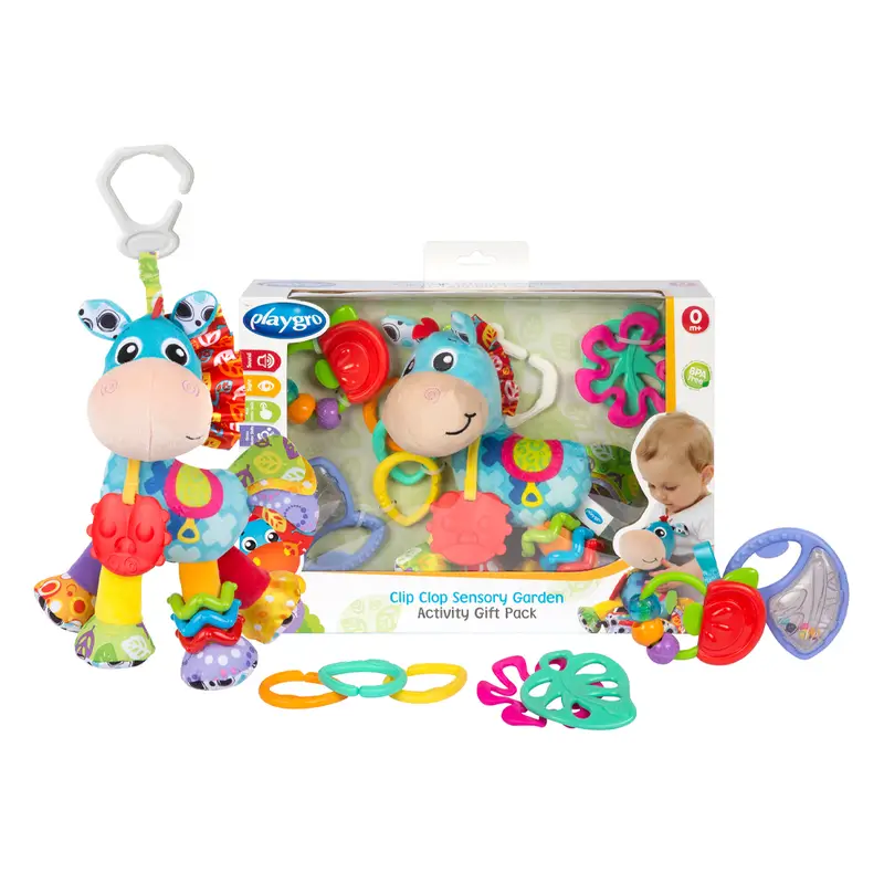 Gift Pack Sensorial Playgro Actividades Clipclop
