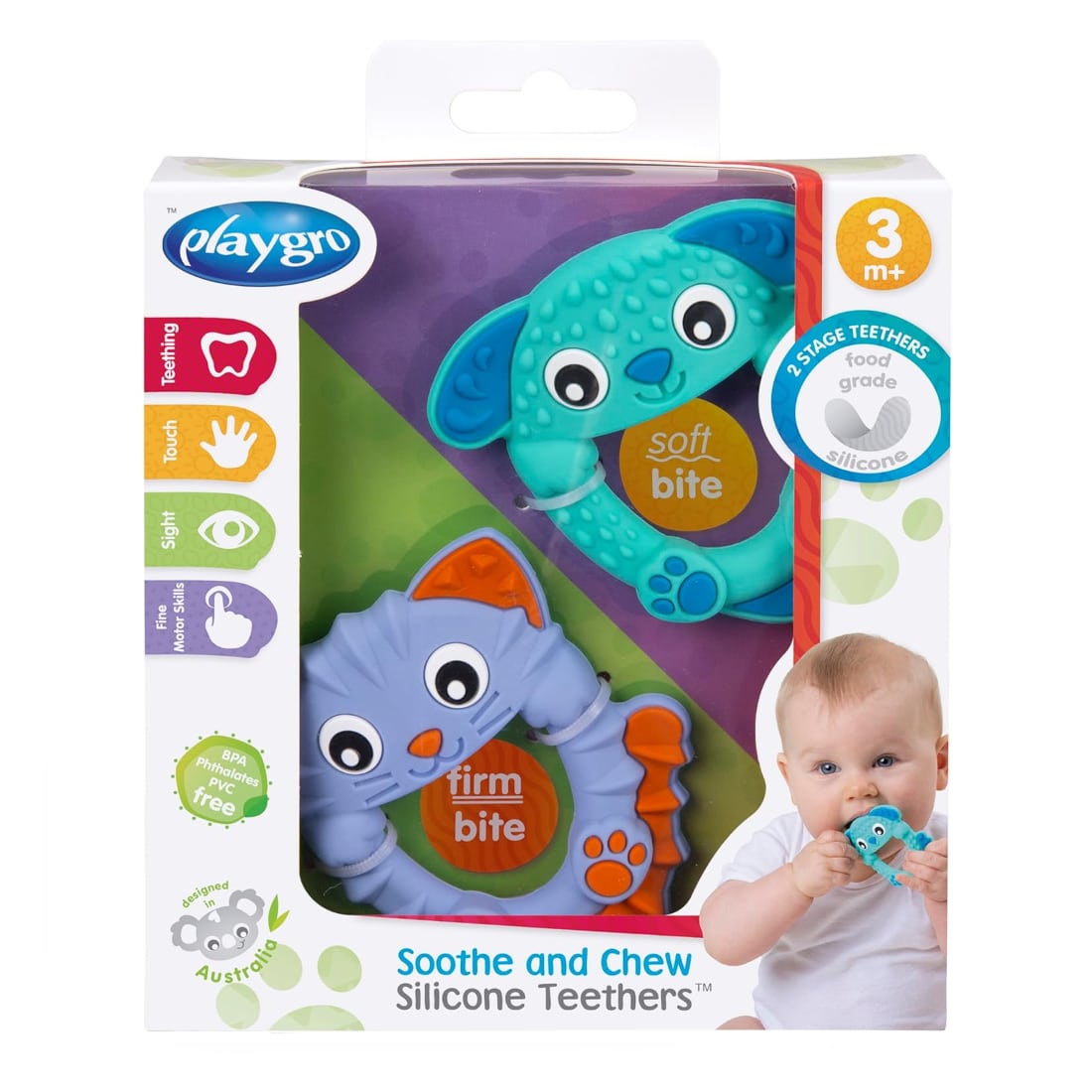 Pack Mordedores de Silicona PLAYGRO