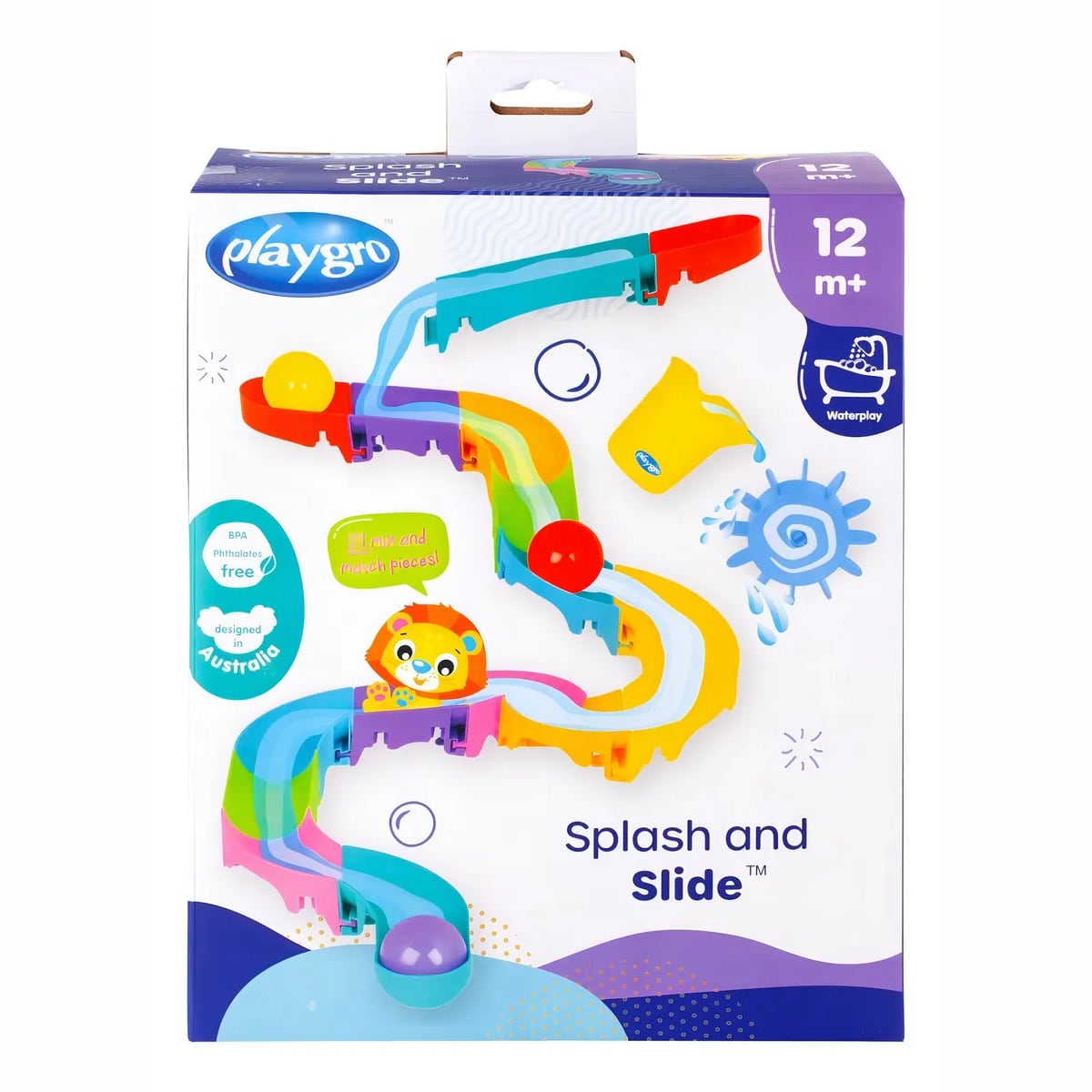 Tobogán Agua Splash And Slide PLAYGRO