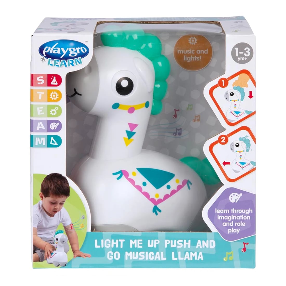 Juguete Llama Musical PLAYGRO Push and Go