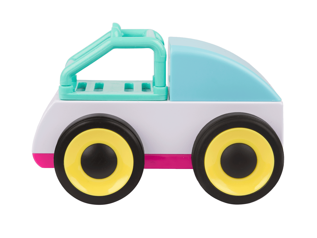 Set de Autos PLAYGRO Construye Mezcla y Juega