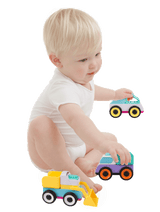 Set de Autos PLAYGRO Construye Mezcla y Juega