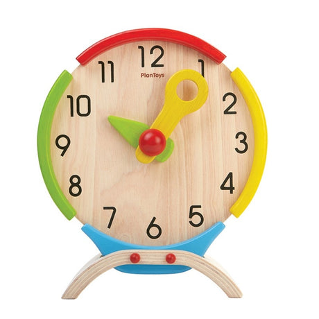 Reloj de Madera PLANTOYS Aprende y Juega