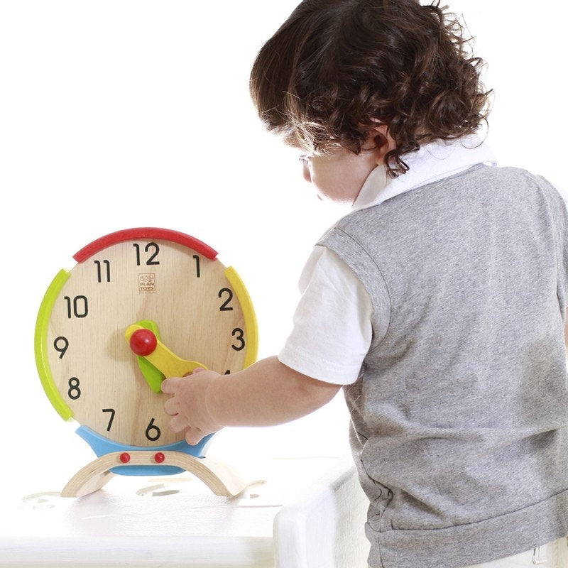 Reloj de Madera PLANTOYS Aprende y Juega