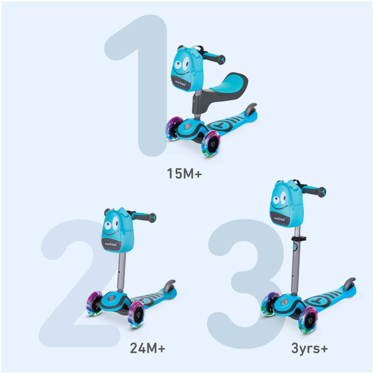 T-Scooter SMARTRIKE T1 3 Etapas