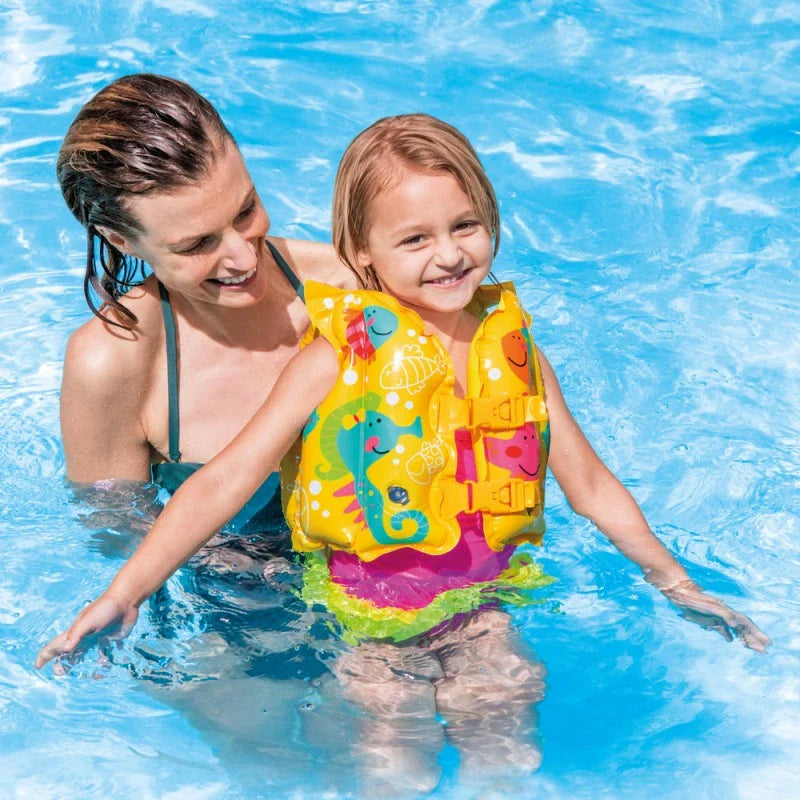 Chaleco Natación Inflable para Niños Intex Tropical Buddies