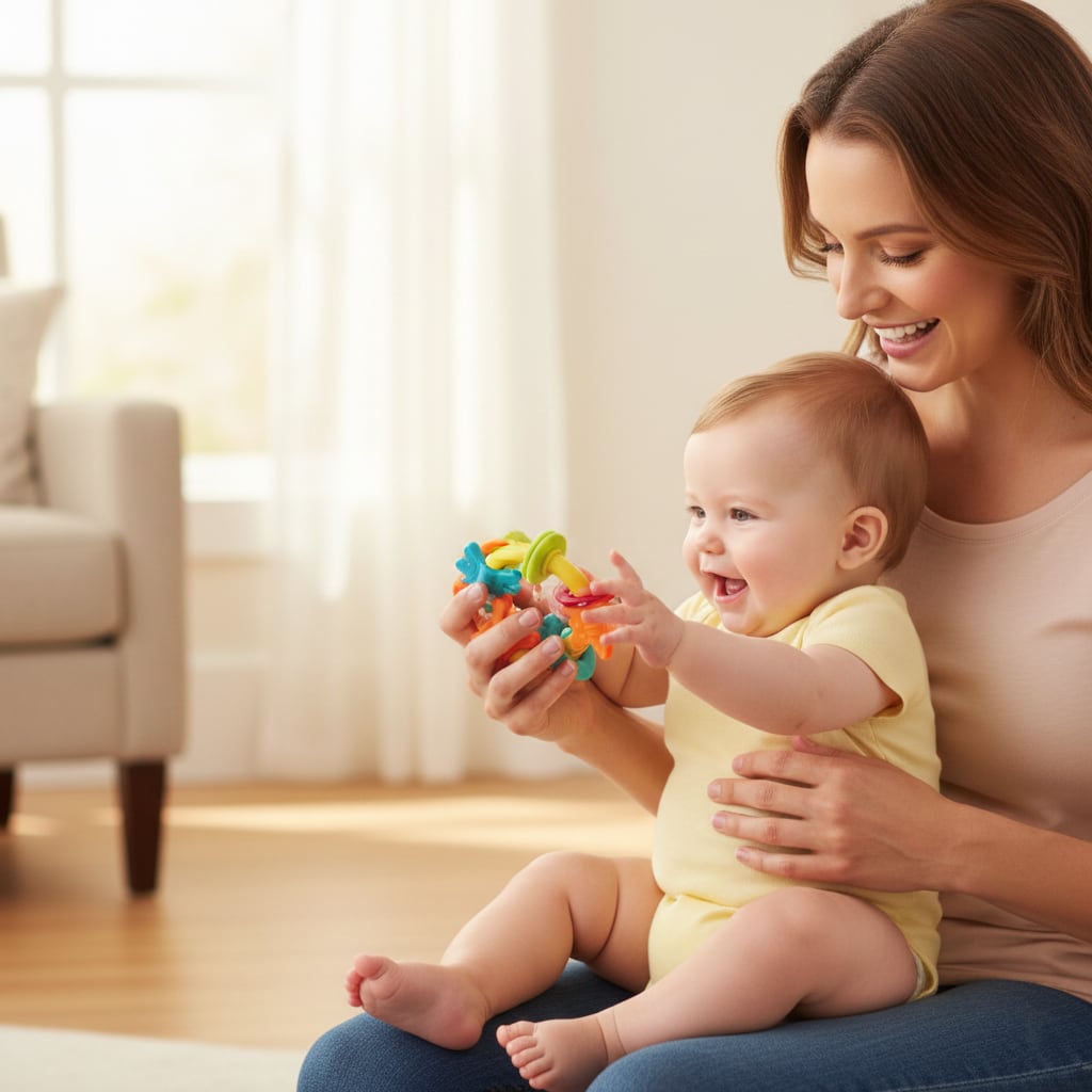 Sonajero Mordedor PLAYGRO Triangle Teether