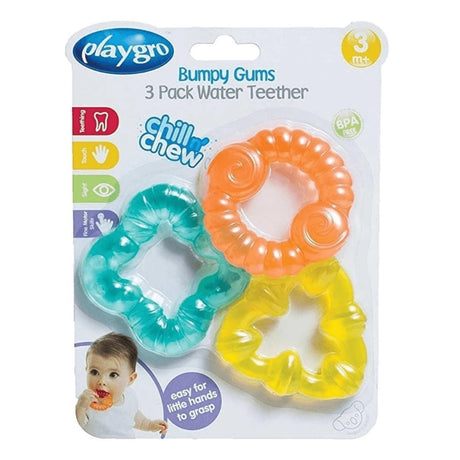 Tripack Mordedores de Agua Bumpy Gums PLAYGRO