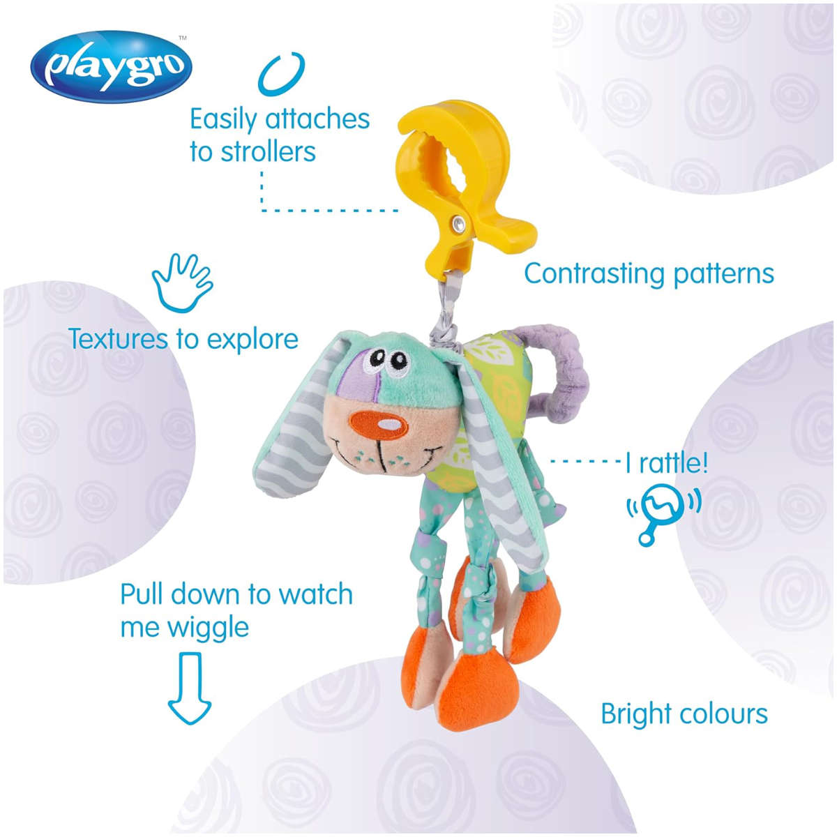Sonajero Vibrante PLAYGRO Wonky Wiggler