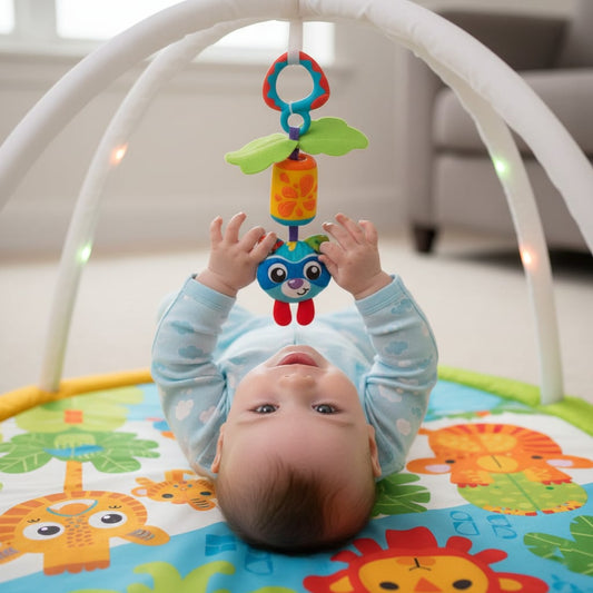 Sonajero Colgante Cheeky Chimes PLAYGRO Mapache