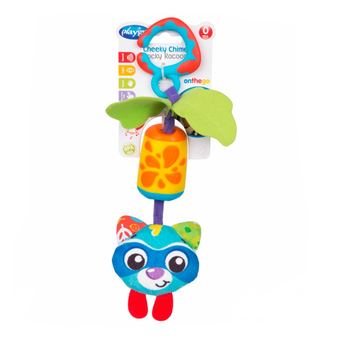 Sonajero Colgante Cheeky Chimes PLAYGRO Mapache