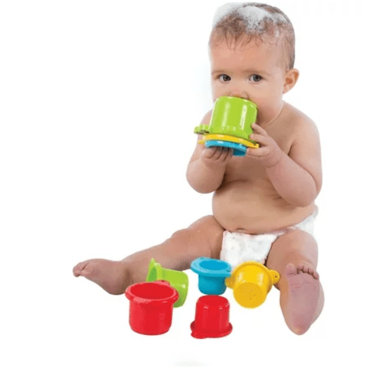 Juguete Vasitos Apilables PLAYGRO Stacking Fun Cups