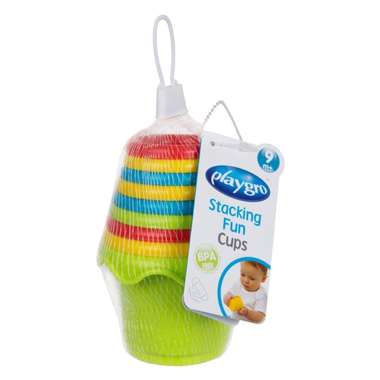 Juguete Vasitos Apilables PLAYGRO Stacking Fun Cups