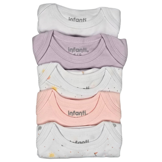 Quintupack Body Niña Algodón INFANTI