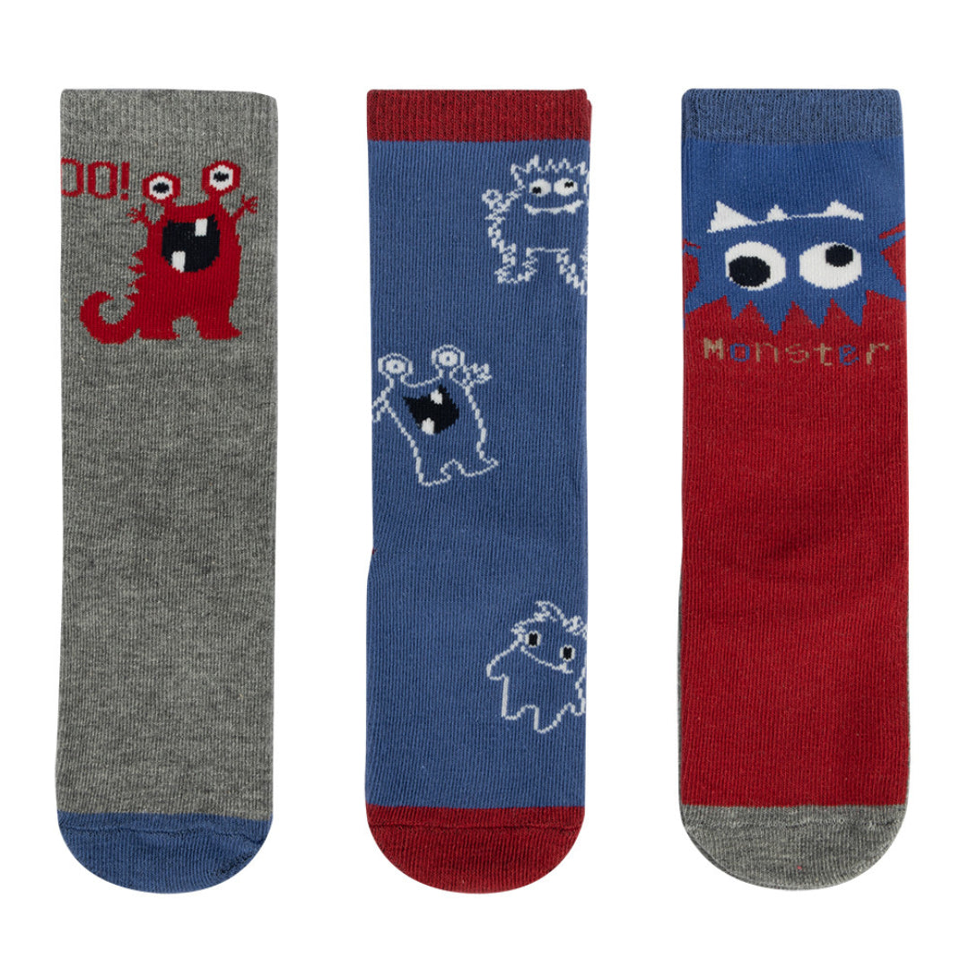 Tripack Calcetines INFANTI Funny Monsters