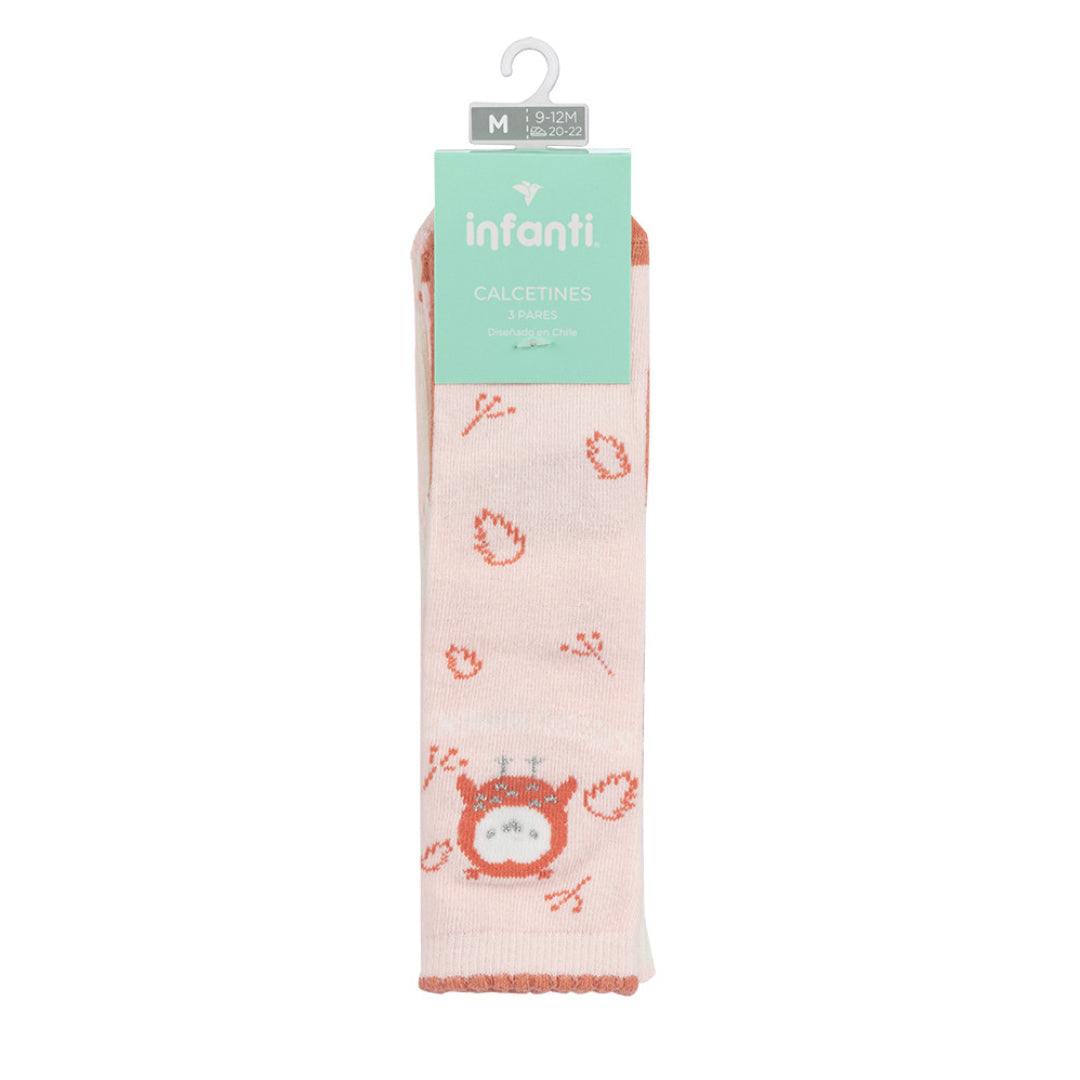 Tripack Calcetines INFANTI Garden