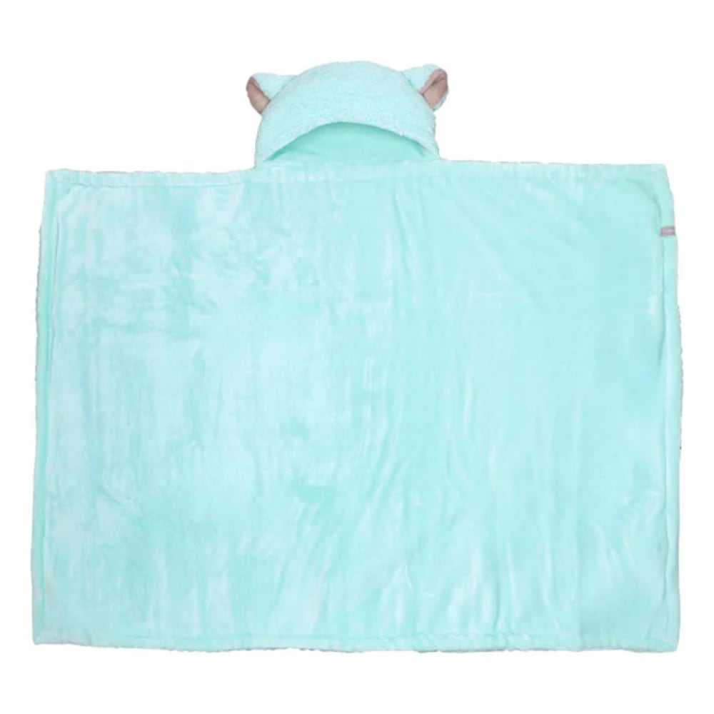 Frazada Poncho Sherpa Menta INFANTI