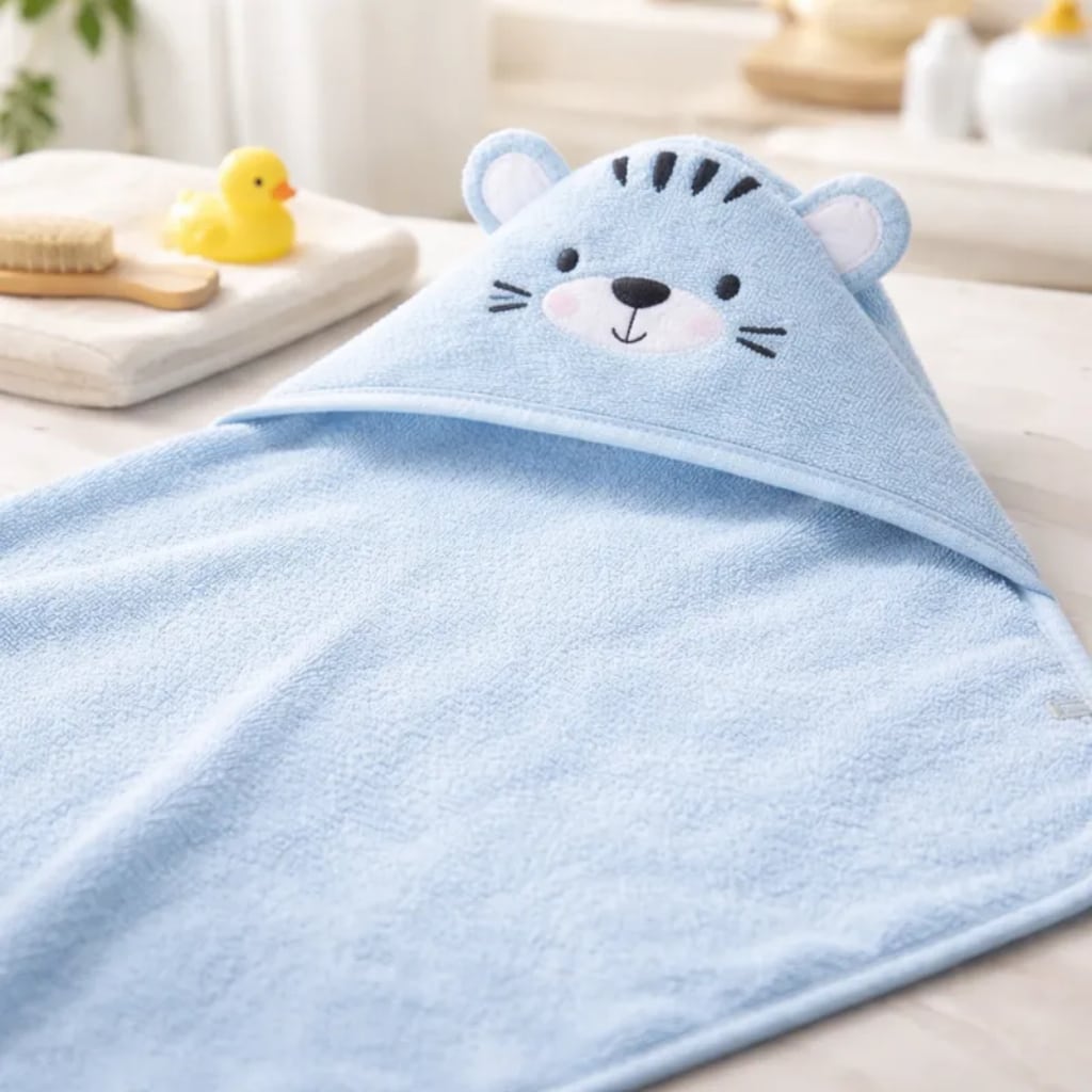 Toalla con Capucha para Bebé INFANTI Tigre