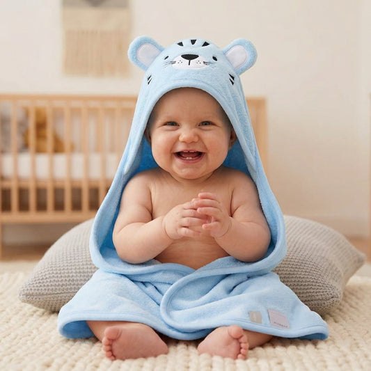 Toalla con Capucha para Bebé INFANTI Tigre